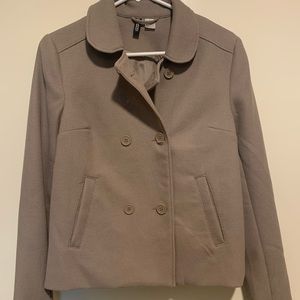 H&M cream colored coat